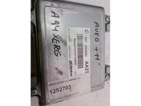 12645482 CENTRALITA MOTOR CHEVROLET AVEO Fastback (T300)|Desguaces La Cabaña