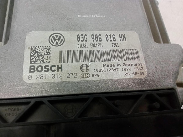 03G906016HH, CENTRALITA MOTOR SEAT LEON (1P1)|Desguaces La Cabaña