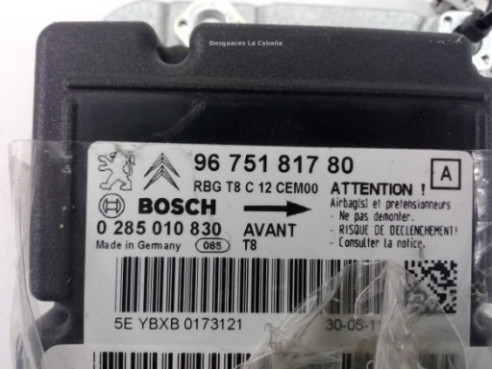 9675181780 CENTRALITA AIRBAG PEUGEOT 5008 |Desguaces La Cabaña