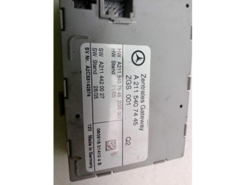 A2115407445 CENTRALITA MOTOR MERCEDES BENZ CLASE E (W211)|Desguaces La Cabaña