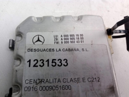 A0009051600 CENTRALITA MOTOR MERCEDES BENZ CLASE E (W212)|Desguaces La Cabaña