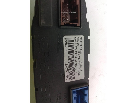 9649926680 CENTRALITA MOTOR PEUGEOT 607 (9D, 9U)|Desguaces La Cabaña