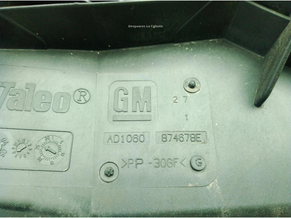 874678E ELECTROVENTILADOR OPEL VECTRA C (Z02)|Desguaces La Cabaña