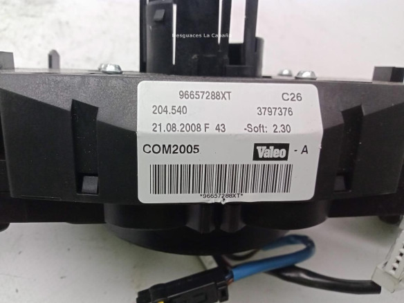 96657288XT MANDO COMPLETO PEUGEOT 207 (WA_, WC_)|Desguaces La Cabaña