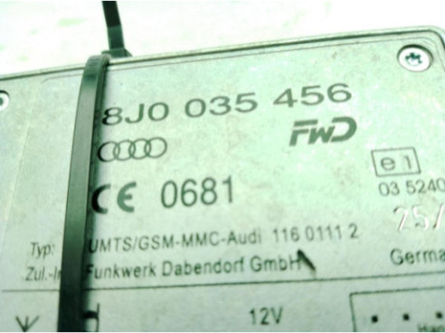 8J0035456 MODULO ELECTRONICO AUDI A4 (8K2, B8)|Desguaces La Cabaña