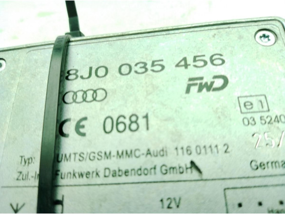 8J0035456 MODULO ELECTRONICO AUDI A4 (8K2, B8)|Desguaces La Cabaña