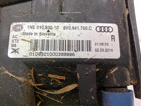 8V0941700F NIEBLA DEL DER AUDI A3 Sportback (8VA, 8VF)|Desguaces La Cabaña