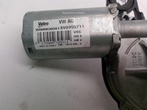 8V0955711B MOTOR LIMPIAPARABRISAS TRA AUDI A3 Sportback (8VA, 8VF)|Desguaces La Cabaña