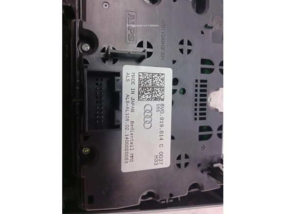 8V0919614C MANDO MULTIMEDIA AUDI A3 Sportback (8VA, 8VF)|Desguaces La Cabaña
