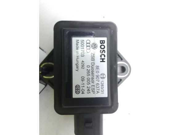 8E0907637A SENSOR ESP AUDI A8 (4E2, 4E8) |Desguaces La Cabaña