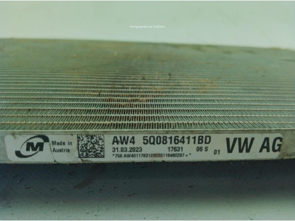 5Q0816411BD RADIADOR AIRE ACONDICIONADO VW TAIGO (CS1)|Desguaces La Cabaña