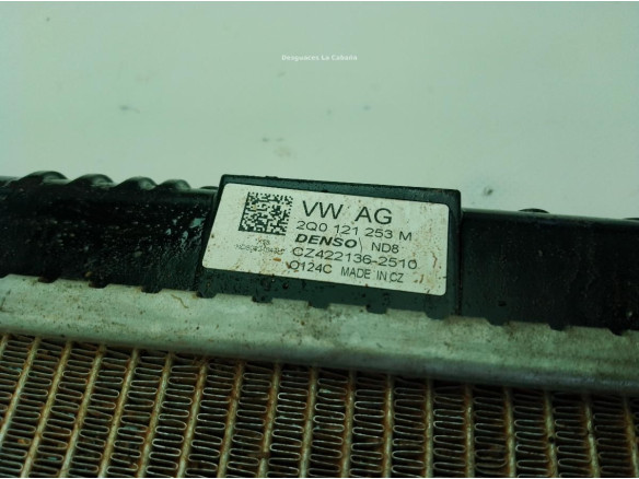 2Q0121253M RADIADOR AGUA VW TAIGO (CS1)|Desguaces La Cabaña