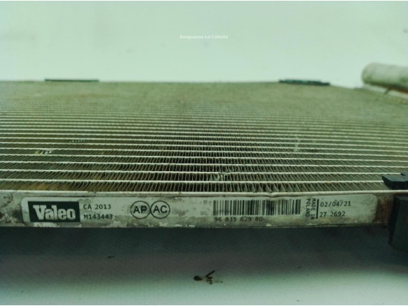 9683562980 RADIADOR AIRE ACONDICIONADO OPEL CROSSLAND X (P17)|Desguaces La Cabaña
