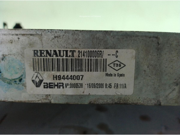 214100006R RADIADOR AGUA RENAULT LAGUNA Coupé (DT0/1)|Desguaces La Cabaña