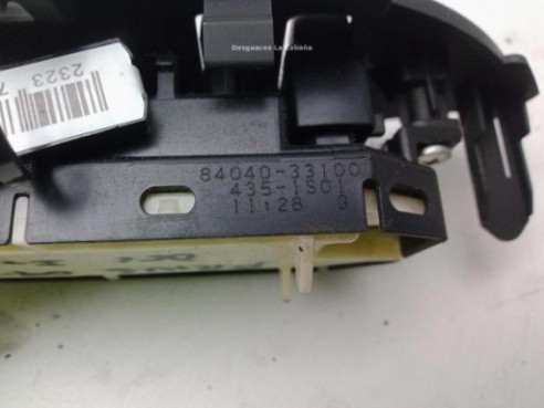 8404033100 MANDO ELEVALUNAS PUERTA LAT DEL IZQ TOYOTA PRIUS (_W3_)|Desguaces La Cabaña