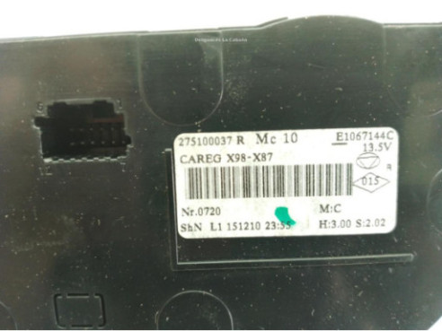 275100037R MANDO CLIMA RENAULT CAPTUR (J5_, H5_)|Desguaces La Cabaña