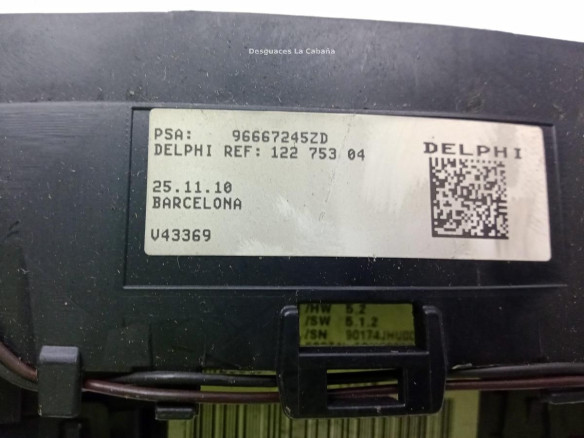 96667245ZD MANDO COMPLETO PEUGEOT 508|Desguaces La Cabaña
