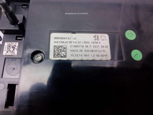 98023792XZ MANDO CLIMA PEUGEOT 508|Desguaces La Cabaña