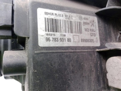 9678393180 FARO IZQUIERDO PEUGEOT 508|Desguaces La Cabaña