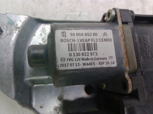 9806086980 ELEVALUNAS PUERTA LAT DEL IZQ PEUGEOT 508|Desguaces La Cabaña