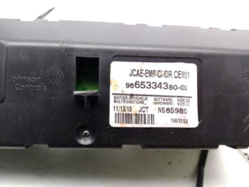 9665334380 DISPLAY PEUGEOT 508|Desguaces La Cabaña