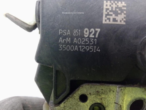 9819263380 CERRADURA PUERTA LAT TRA DER PEUGEOT 508|Desguaces La Cabaña