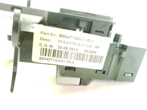 83540T1GG411BLK MANDO ELEVALUNAS PUERTA LAT DEL DER HONDA CR-V IV (RM_)|Desguaces La Cabaña
