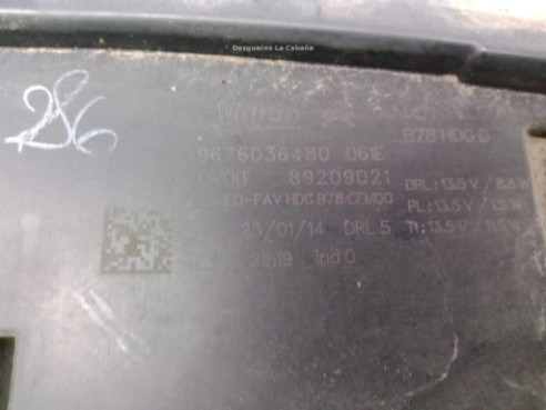 9676036480 PILOTO DEL DER CITROEN C4 Picasso II|Desguaces La Cabaña
