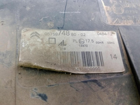 9675974880 FARO DERECHO CITROEN C4 Picasso II|Desguaces La Cabaña