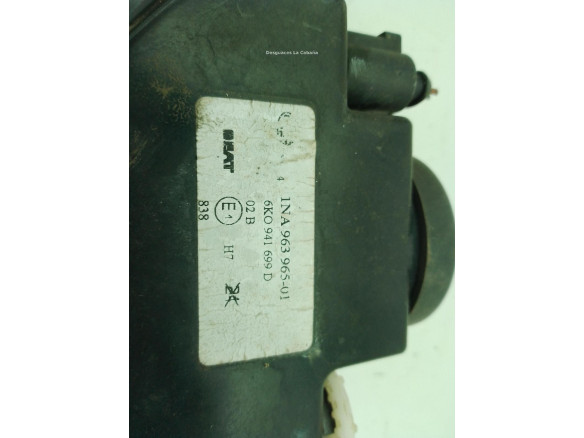 6K0941703, 6K0941699D NIEBLA DEL IZQ SEAT CORDOBA (6K1, 6K2)|Desguaces La Cabaña