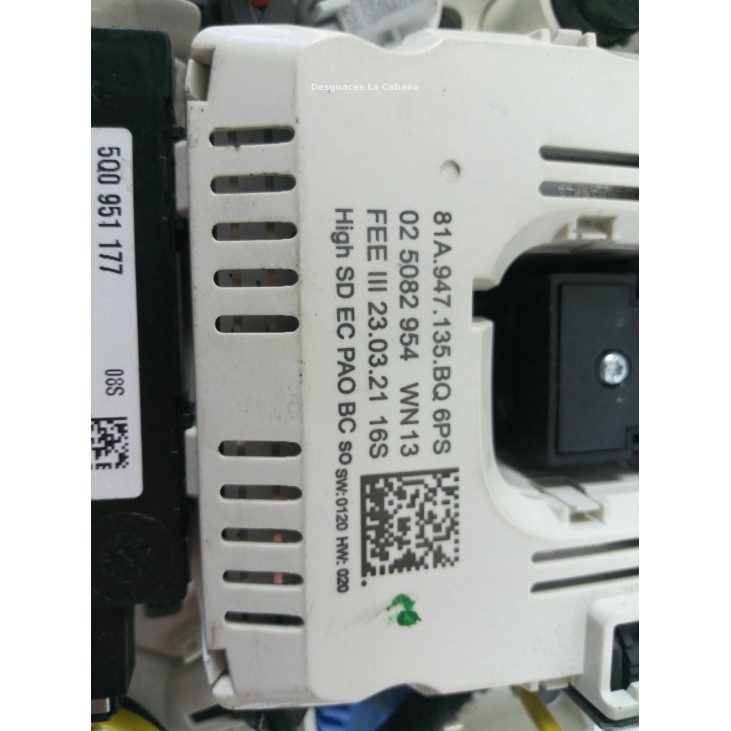 81A947135BQ PLAFON DEL AUDI Q3 (F3B) |Desguaces La Cabaña