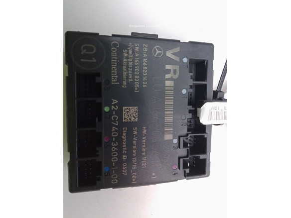 A1669005611 MODULO ELECTRONICO MERCEDES BENZ CLASE A (W176)|Desguaces La Cabaña