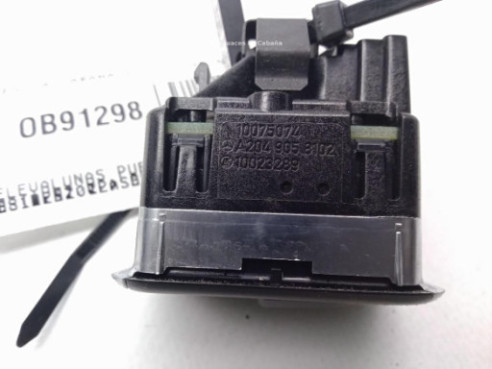 A20490581029107 MANDO ELEVALUNAS PUERTA LAT TRA IZQ MERCEDES BENZ CLASE A (W176)|Desguaces La Cabaña