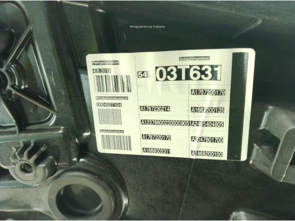 A1767200179 ELEVALUNAS PUERTA LAT DEL IZQ MERCEDES BENZ CLASE A (W176)|Desguaces La Cabaña