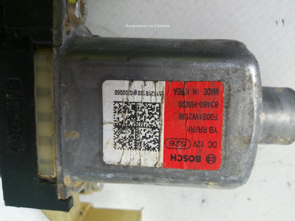 83460H8000 ELEVALUNAS PUERTA LAT TRA DER KIA STONIC (YB) |Desguaces La Cabaña