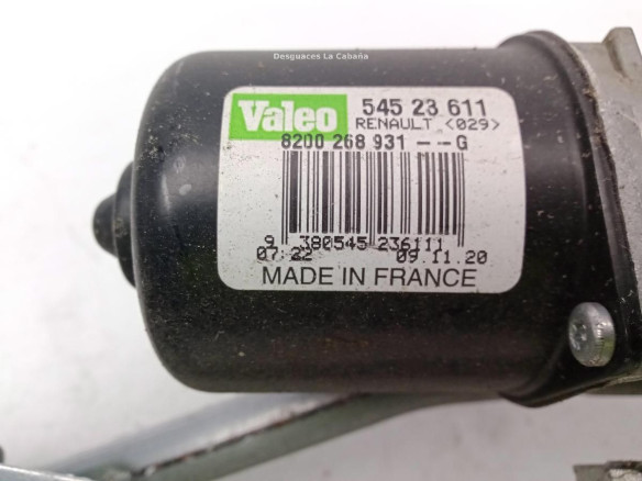 8200268931 MOTOR LIMPIAPARABRISAS DEL RENAULT CLIO III (BR0/1, CR0/1)|Desguaces La Cabaña