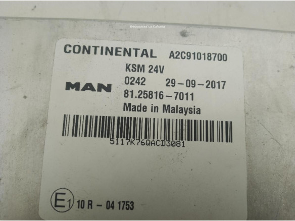 81258167011 MODULO ELECTRONICO MAN TGX|Desguaces La Cabaña