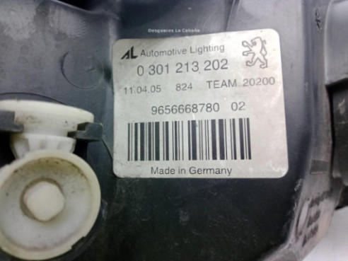 9656668780 FARO DERECHO PEUGEOT 407 (6D_)|Desguaces La Cabaña