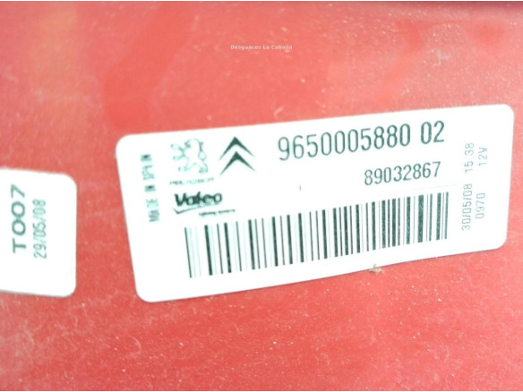 9650005880 PILOTO TRA IZQ EXT CITROEN XSARA PICASSO (N68)|Desguaces La Cabaña