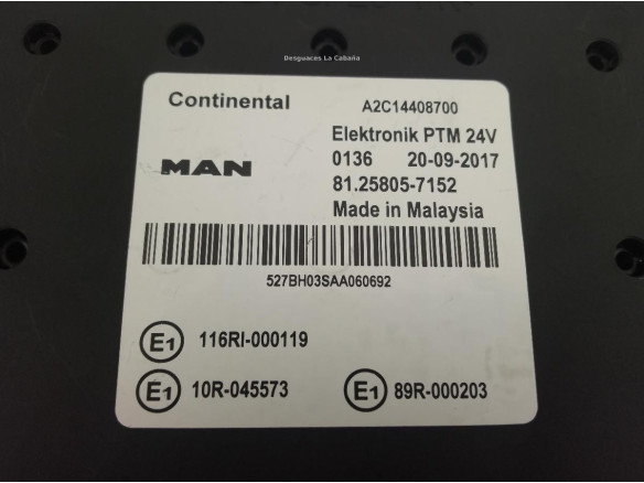 81258057152 MODULO ELECTRONICO MAN TGX|Desguaces La Cabaña