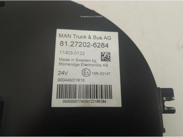 81272026284 CUADRO INSTRUMENTOS MAN TGX|Desguaces La Cabaña