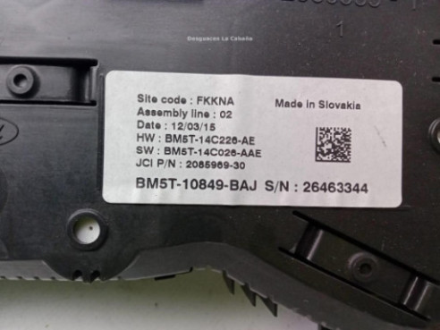 BM5T10849BAJ CUADRO INSTRUMENTOS FORD C-MAX II (DXA/CB7, DXA/CEU)|Desguaces La Cabaña