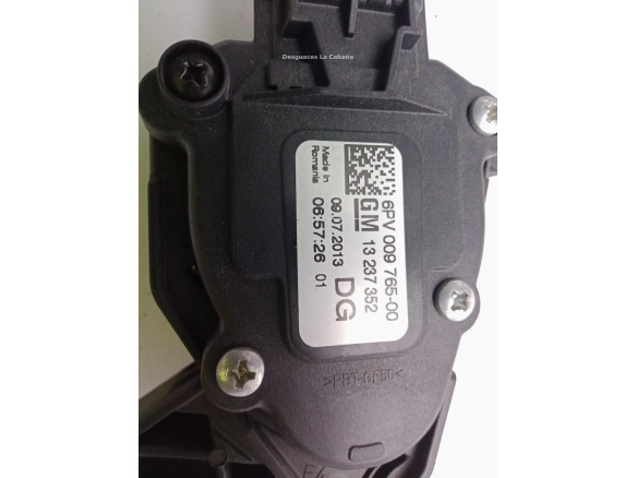13237352 POTENCIOMETRO ACELERADOR OPEL INSIGNIA A (G09)|Desguaces La Cabaña