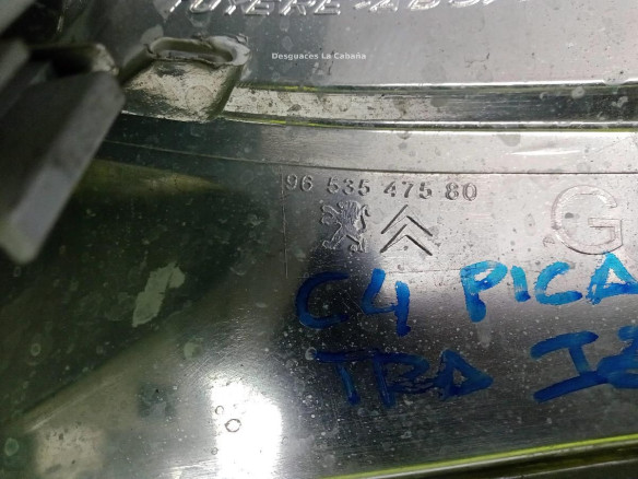 PILOTO TRA IZQ EXT CITROEN C4 Picasso I Limusina (UD_)|Desguaces La Cabaña