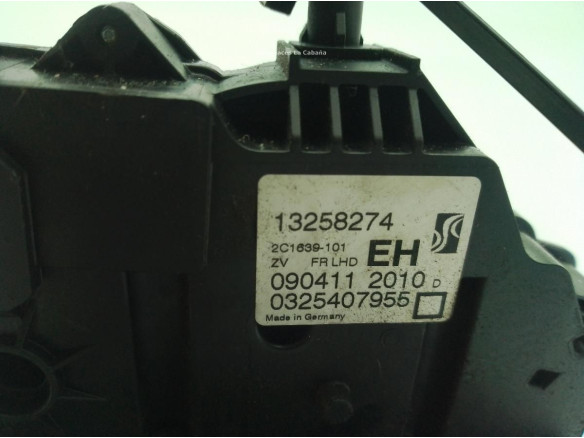 13258274 CERRADURA PUERTA LAT DEL DER OPEL MERIVA B Limusina (S10)|Desguaces La Cabaña