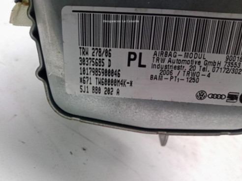 5J1880202A AIRBAG DER SKODA ROOMSTER (5J)|Desguaces La Cabaña