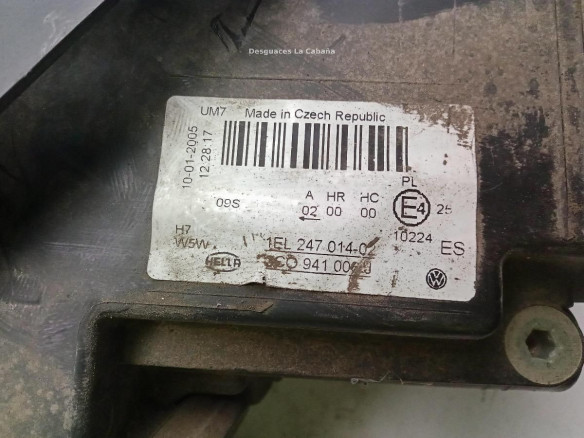 3C0941006M FARO DERECHO VW PASSAT (3C2)|Desguaces La Cabaña