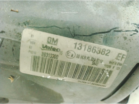 13186382 FARO DERECHO OPEL CORSA D (S07)|Desguaces La Cabaña
