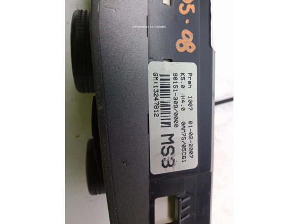 13247812, MANDO CLIMA OPEL ZAFIRA B (A05)|Desguaces La Cabaña