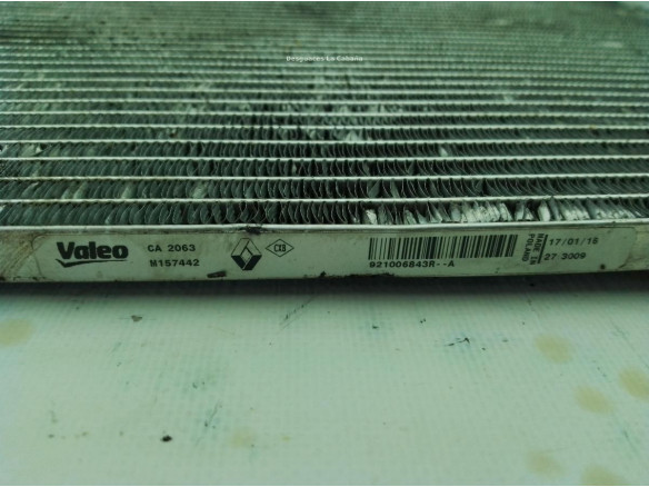 921006843R RADIADOR AIRE ACONDICIONADO RENAULT CAPTUR (J5_, H5_)|Desguaces La Cabaña
